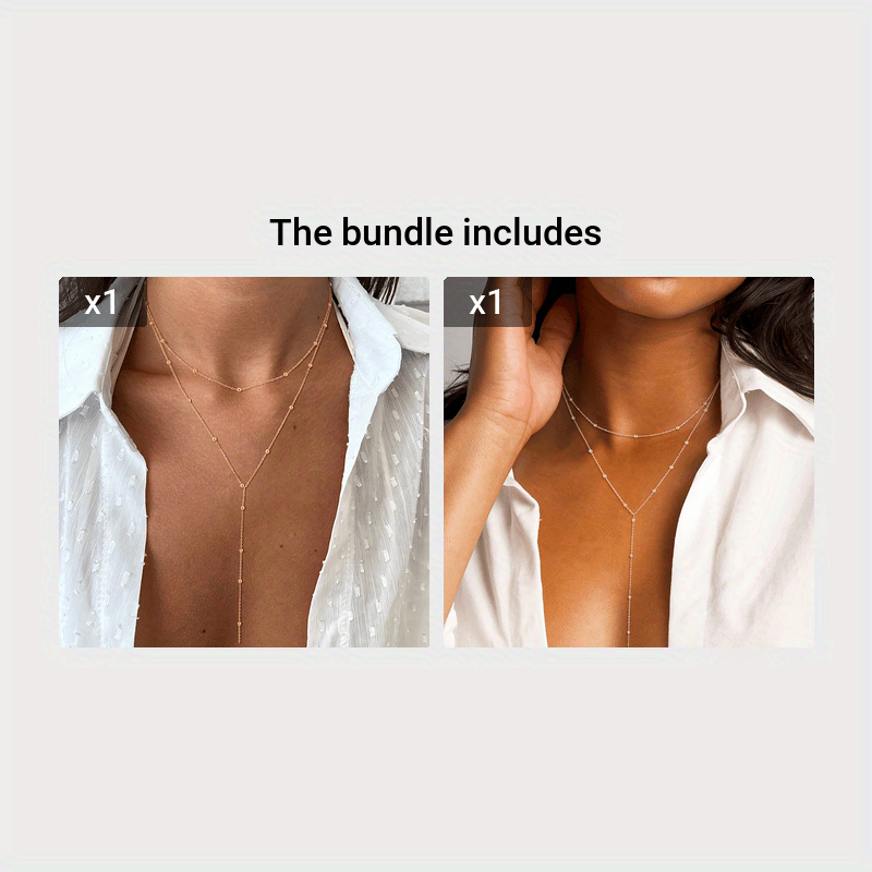 FlexLabel Rice Bead Necklace